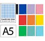 Cuaderno espiral liderpapel a5 witty tapa dura 80h 90gr milimetrado 2mm colores surtidos