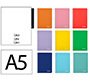 Cuaderno espiral liderpapel a5 witty tapa dura 80h 90gr liso sin margen colores surtidos
