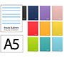 Cuaderno espiral liderpapel a5 witty tapa dura 80h 90gr rayado montessori 3,5 mm colores surtidos