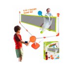 Raquetas kingsport con red 2 en 1 tenis y badminton +3 años