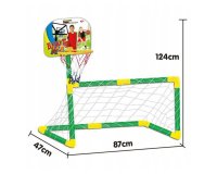 Juego de futbol y baloncesto mjd 2 en 1 +3 años