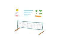 Juego de volleyball para agua mjd +6 años