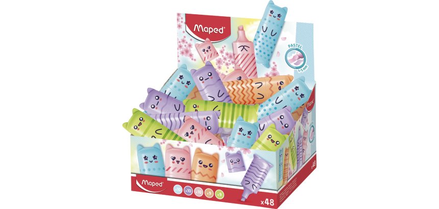 Rotulador maped fluorescente pocket mini pastel