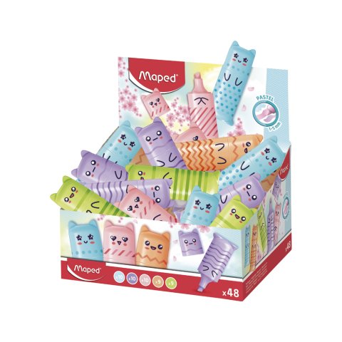 Rotulador maped fluorescente pocket mini pastel