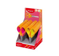 Tijera escolar maped essentials soft neon 13 cm