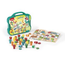 Juego maped creativ textur art sello dinosaurios maletin de 26 unidades