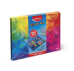 Estuche pintura maped color peps kit de 150 piezas surtidas