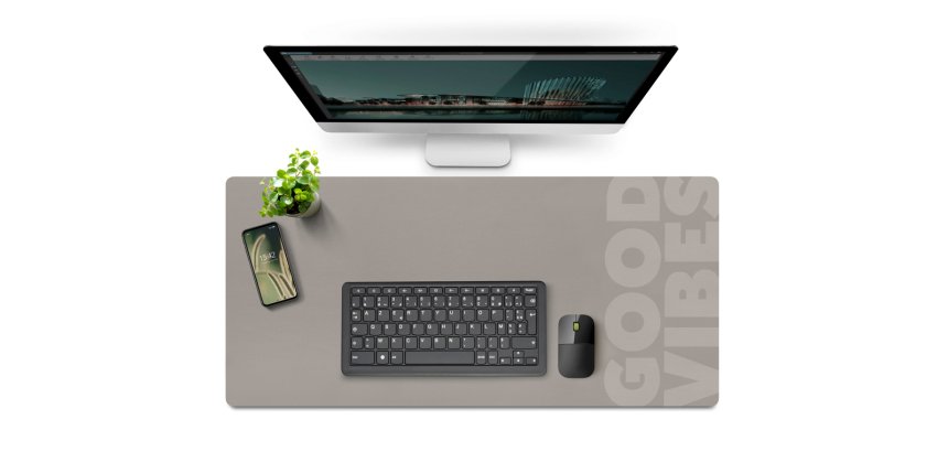 Vade de sobremesa cep xl color arena 750x350 mm