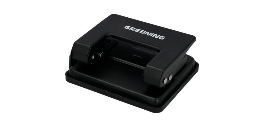Taladrador greening metalico negro capacidad 20 hojas