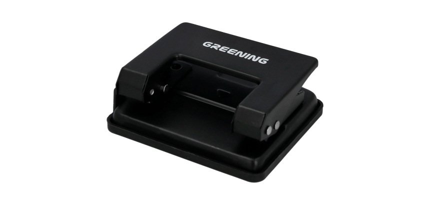 Taladrador greening metalico negro capacidad 20 hojas