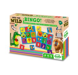 Bingo shuffle infantil into the wild