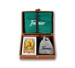 Juego cartas fournier mus doble en estuche polipiel + tapete