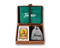 Juego cartas fournier mus doble en estuche polipiel + tapete