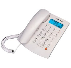 Telefono daewoo sobremesa pantalla retroiluminada manos libres color blanco