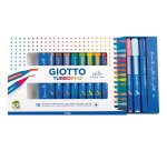 Rotulador giotto turbo pro acuarelable doble punta estuche de 15 unidades colores surtidos