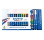 Rotulador giotto turbo pro acuarelable doble punta estuche de 15 unidades colores surtidos