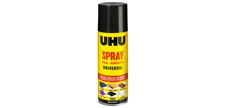 Pegamento uhu spray adhesivo 3 en 1 permanente bote de 200 ml