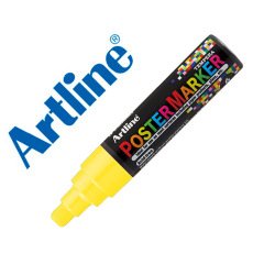 Rotulador artline poster marker epp-6 punta redonda 6 mm color amarillo