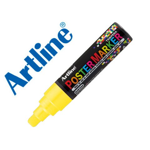 Rotulador artline poster marker epp-6 punta redonda 6 mm color amarillo