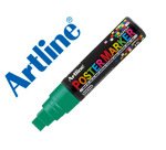 Rotulador artline poster marker epp-12 punta rectangular 12 mm color verde fluor