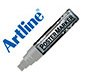 Rotulador artline poster marker epp-12 punta rectangular 12 mm color plata