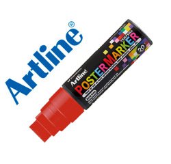 Rotulador artline poster marker epp-20 punta rectangular 20 mm color marron