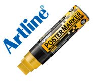 Rotulador artline poster marker epp-20 punta rectangular 20 mm color oro