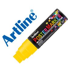 Rotulador artline poster marker epp-20 punta rectangular 20 mm color amarillo