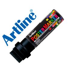 Rotulador artline poster marker epp-30 punta rectangular 30 mm color negro