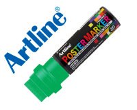 Rotulador artline poster marker epp-30 punta rectangular 30 mm color verde fluor