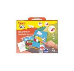 Juego jovi play&fun pinta con arena de colores vehiculos