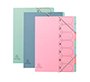 Carpeta clasificadora 7 departamentos A4 AutentiK de Exacompta carton reciclado colores surtidos