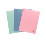 Carpeta protegedocumentos 40 fundas A4 polipropileno reciclado AutentiK de Exacompta colores surtidos