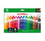 Rotulador alpino up punta 1 mm caja de 24 unidades colores surtidos