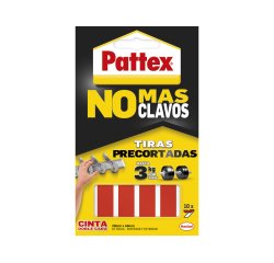 Cinta doble cara pattex precortada extra fuerte blister de 12 unidades
