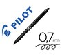 Boligrafo pilot frixion ball plus borrable 0,7 mm punta media negro
