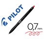 Boligrafo pilot frixion ball plus borrable 0,7 mm punta media rojo