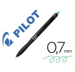 Boligrafo pilot frixion ball plus borrable 0,7 mm punta media verde