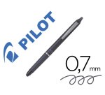 Boligrafo pilot frixion zone borrable 0,7 mm punta media gris