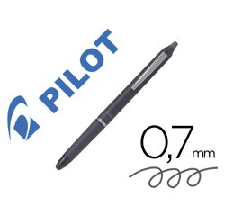 Boligrafo pilot frixion zone borrable 0,7 mm punta media gris