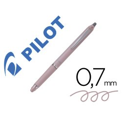 Boligrafo pilot frixion zone borrable 0,7 mm punta media rosa
