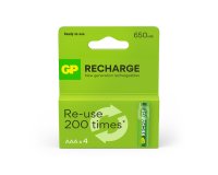 Pila gp recargable aaa 650 mah blister de 4 unidades