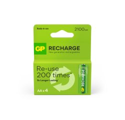 Pila gp recargable aa 2100 mah blister de 4 unidades