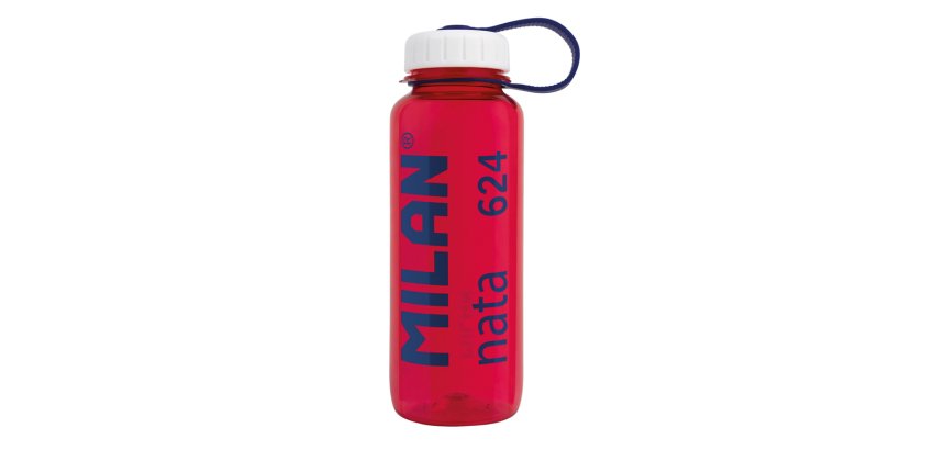 Botella portaliquidos milan tritan serie nata 624 rosa 650 ml