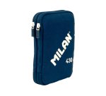 Plumier escolar milan 430 since 1918 doble con accesorios color azul 195x50x130 mm