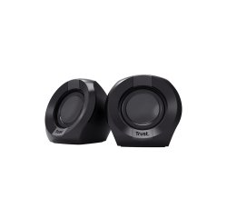 Altavoces trust polo 2.0 4w usb control de volumen color negro