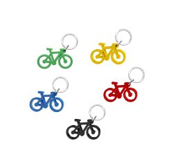 Llavero bicicleta acrilico reciclado pack de 5 unidades colores surtidos
