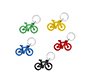 Llavero bicicleta acrilico reciclado pack de 5 unidades colores surtidos