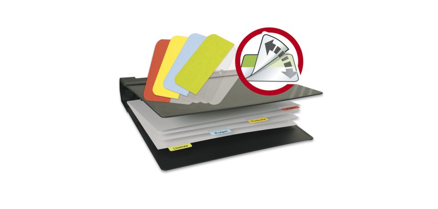 Banderitas separadoras rigida djois removible 12x40 mm pack de 48 unidades colores surtidos