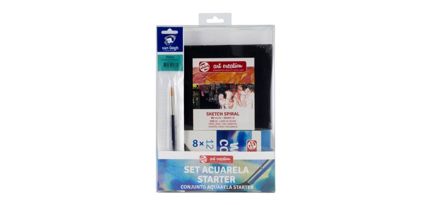 Set de iniciacion talens bellas artes tecnica acuarela